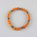 Armband, Orangencalzit 6 oder 8 mm