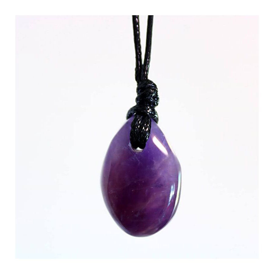 Amethyst Trommelstein Anhänger